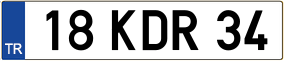Truck License Plate